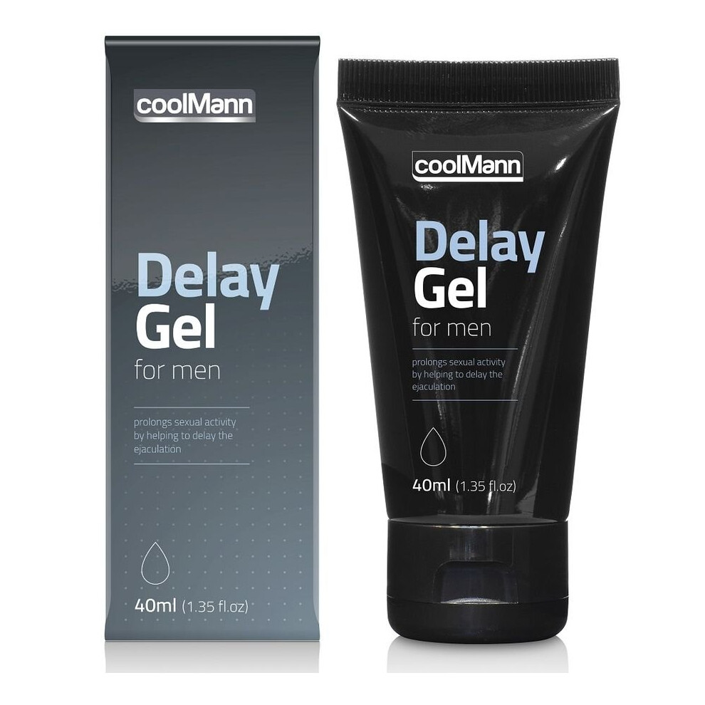 Cobeco Pharma Coolmann Delay Gel 40Ml - Gentle Cooling To Help Delay Ejaculation, Longer Intimate Pleasure | Product Code 8.71855E+12