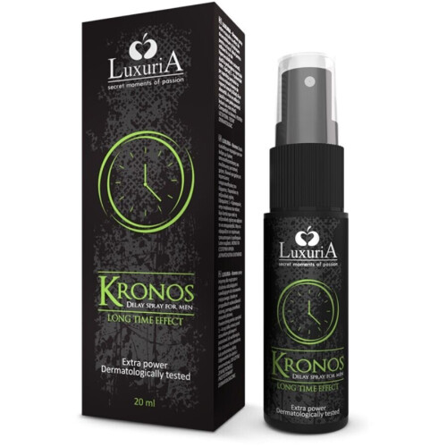 KRONOS Retardant Spray Desensitizing Effect 20 ml – Aloe Vera, Quick-Acting, Prolongs Intercourse, Condom Compatible, Code 8.01339E+12