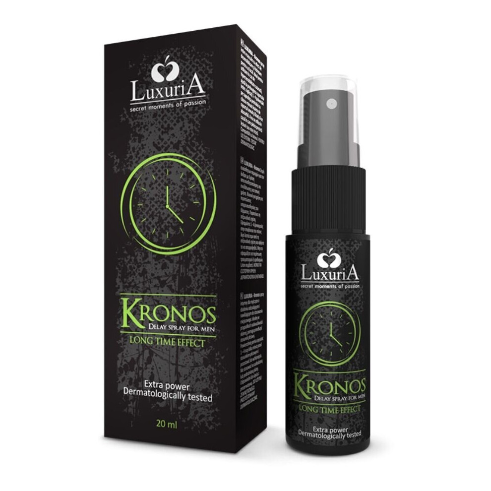 KRONOS Retardant Spray Desensitizing Effect 20 ml â Aloe Vera, Quick-Acting, Prolongs Intercourse, Condom Compatible, Code 8.01339E+12