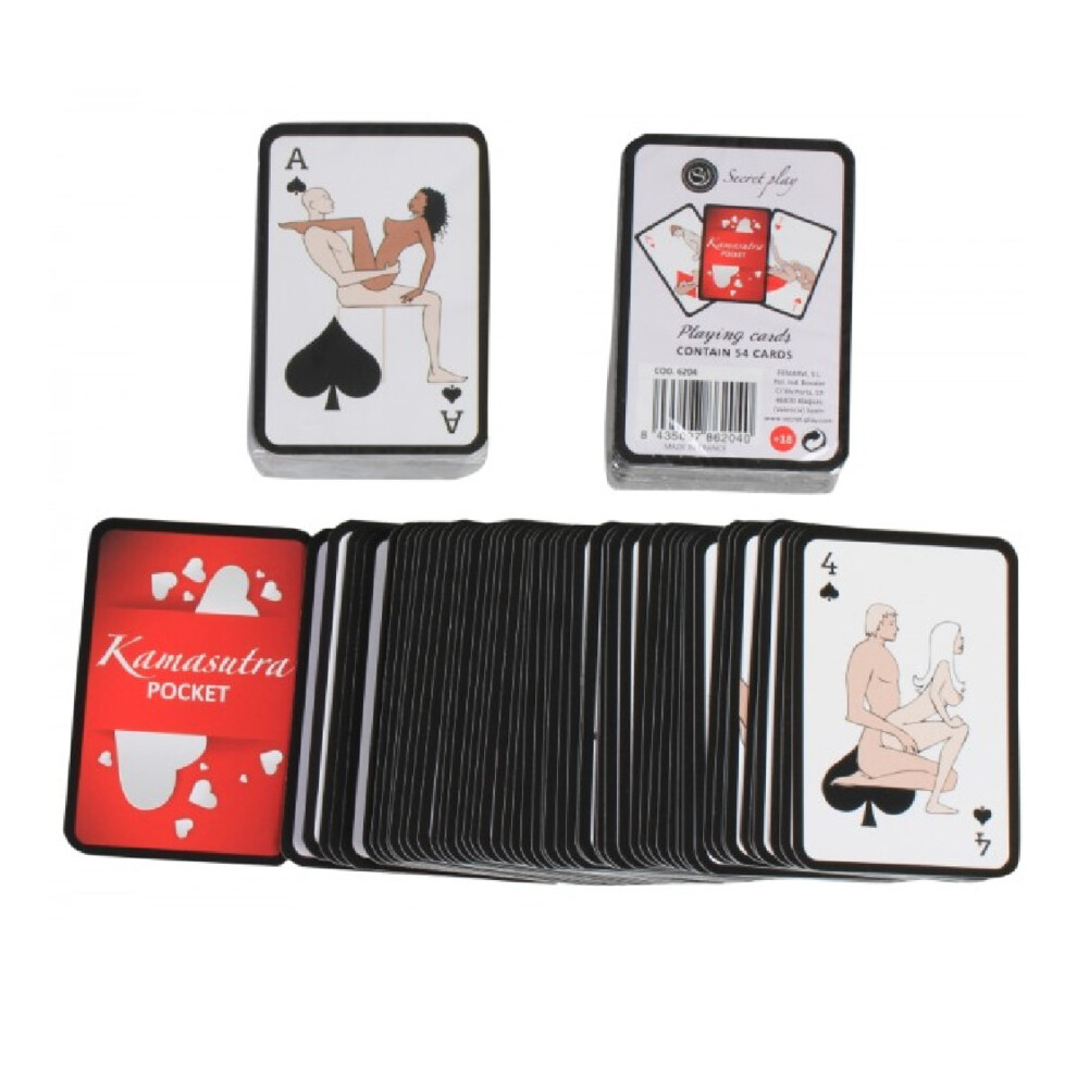 Secretplay Pocket Kamasutra Playing Cards I Es/En/Pt/It/Fr/De