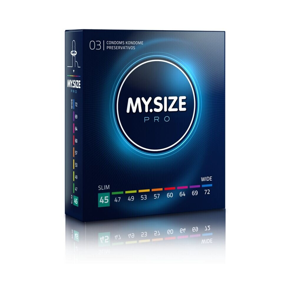 MY SIZE PRO CONDOMS 45 MM 3 UNITS