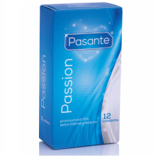 PRESERVATIF TEXTURE Préservatifs nervurés PASSION x12 Pasante