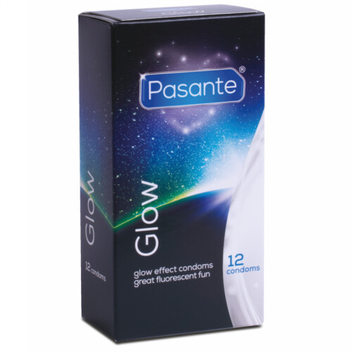 Pasante Pasante GLOW - 12 fluorescerende condooms
