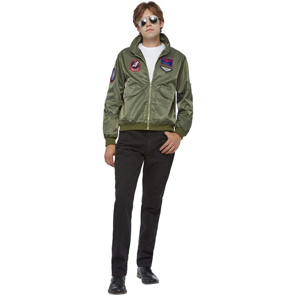 Smiffy's Officially Licensed Top Gun Maverick Bomber Jacket Not,Specified