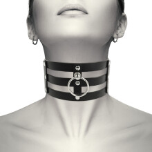 COQUETTE CHIC DESIRE HAND CRAFTED CHOKER VEGAN LEATHER - FETISH
