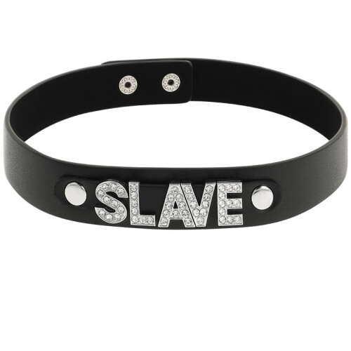 COQUETTE CHIC DESIRE CHOKER VEGAN LEATHER - SLAVE 1