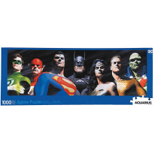 AQUARIUS DC Comics Justice League Puzzle (Slim 1000 Piece Jigsaw Puzzle) - Glare Free - Precision Fit - Officially Licensed DC Comics Merchandise &