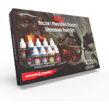 The Army Painter | Dungeons and Dragons | Nolzur's Marvelous Pigments | Underdark Paint Set The Army Painter 10 Acrylic Paints Roleplaying,