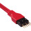 Corsair Corsair 30 cm Red Premium Braided Sleeved Front Panel Extension Kit 4