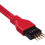 Corsair Corsair 30 cm Red Premium Braided Sleeved Front Panel Extension Kit 10