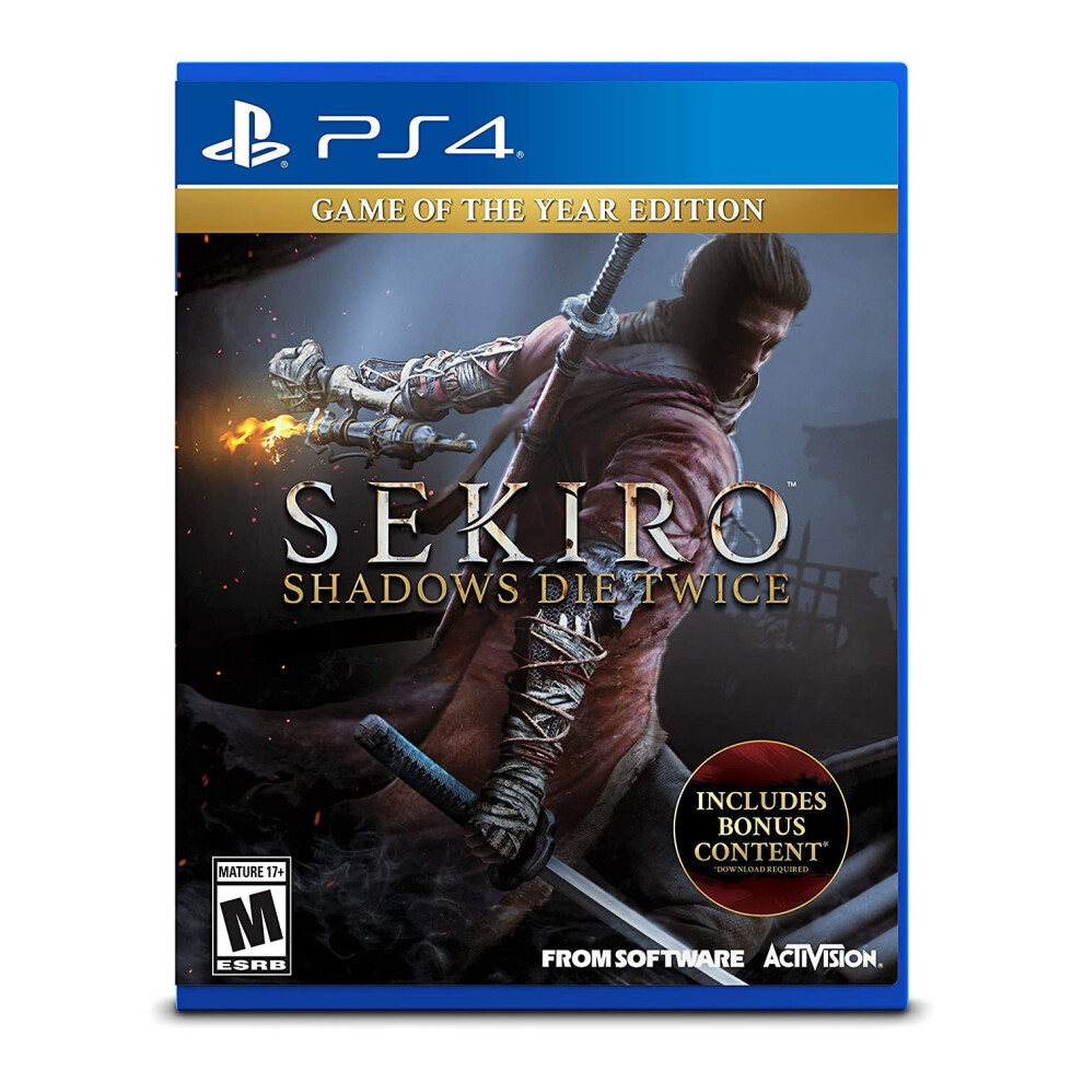 Sekiro Shadows Die Twice - Game of the Year Edition PS4 Game (NTSC)