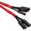 Corsair Corsair 30 cm Red Premium Braided Sleeved Front Panel Extension Kit 7