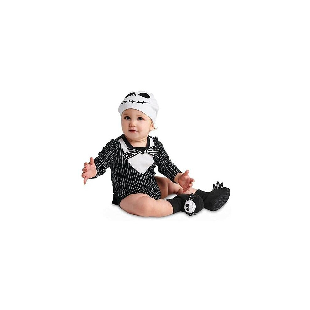 Disney Jack Skellington Baby Costume 6/9 Months Nightmare Before Xmas