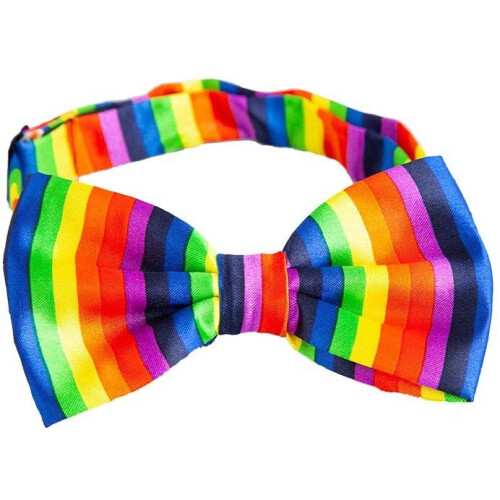 Wicked Costumes Rainbow Bow Tie