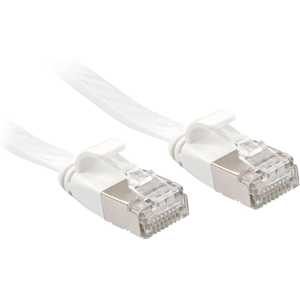 Lindy Cat. 6Â Flat Network Cable U/Ftp, M White 4002888475440