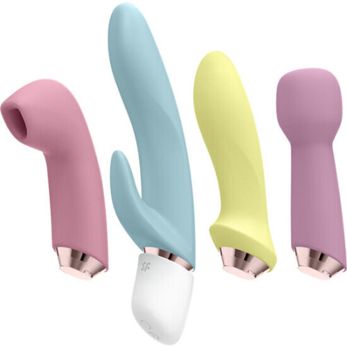 SATISFYER MARVELOUS FOUR - VIBRATOR  AIR PULSE SET