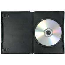 25 x Amaray Single Black DVD/CD/BLU RAY Case In Dragon Trading Branded Packaging