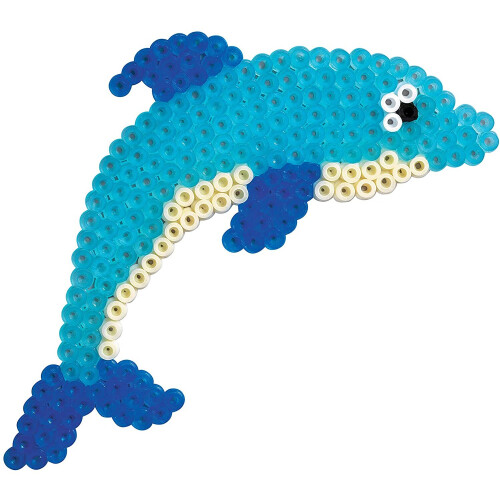 Hama Beads Hama Beads 1,000 Bead Refill Bag - Translucent Aqua 1