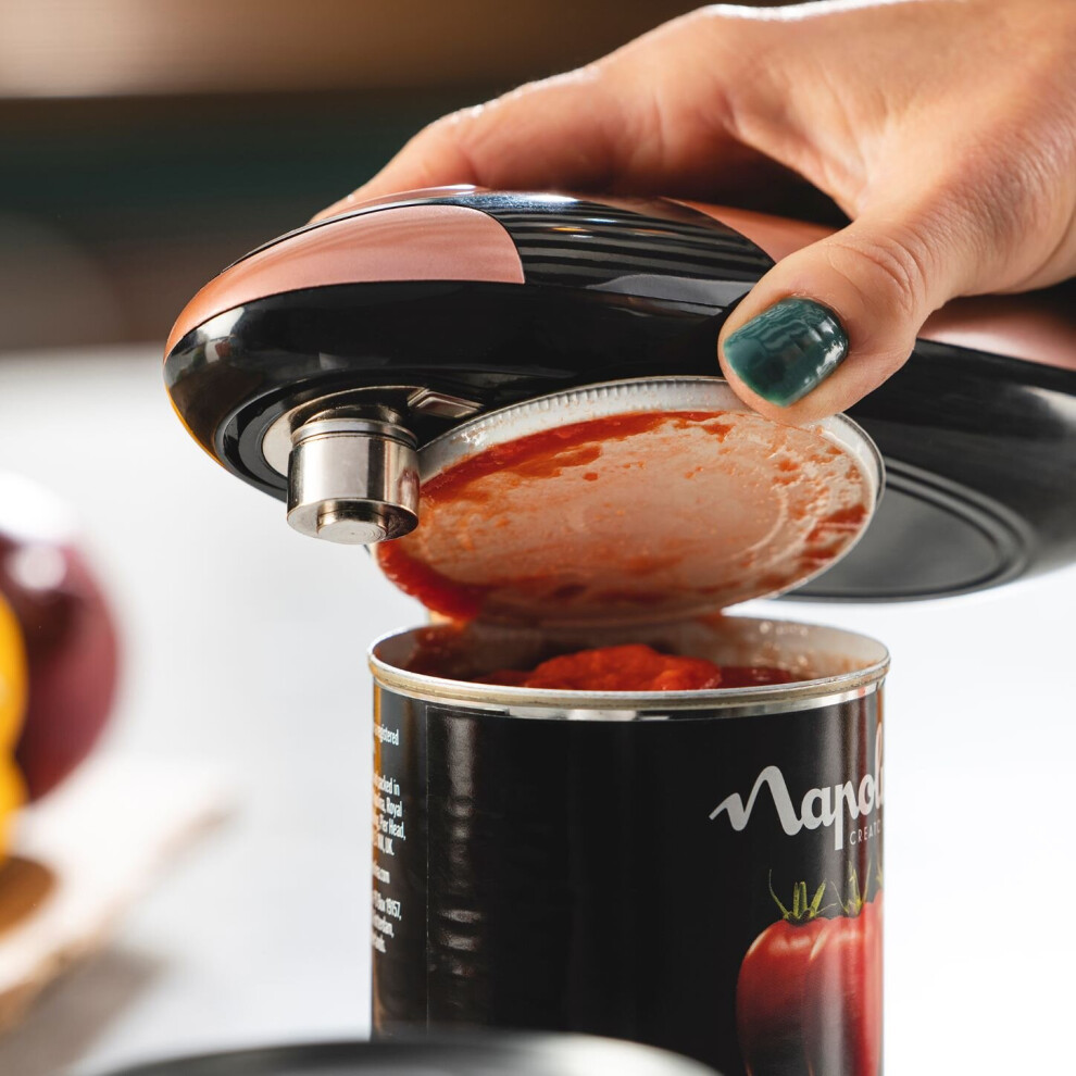 Electric Tin Can Opener Automatic One Touch Battery Operated