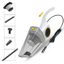 () Wireless Handheld Auto Vacuum Cleaner 5000Pa 30000rpm Powerful Suction Wet Dry Dual Use for Home Car Office