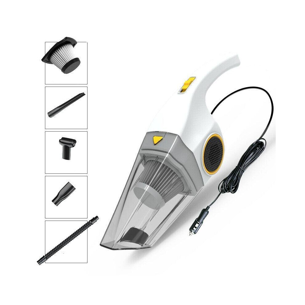 () Wireless Handheld Auto Vacuum Cleaner 5000Pa 30000rpm Powerful Suction Wet Dry Dual Use for Home Car Office