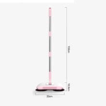 () Mopping Machine Spin Hand Push Sweeper 360 Brush Sweeper Tool Adjustable Floor Cleaner