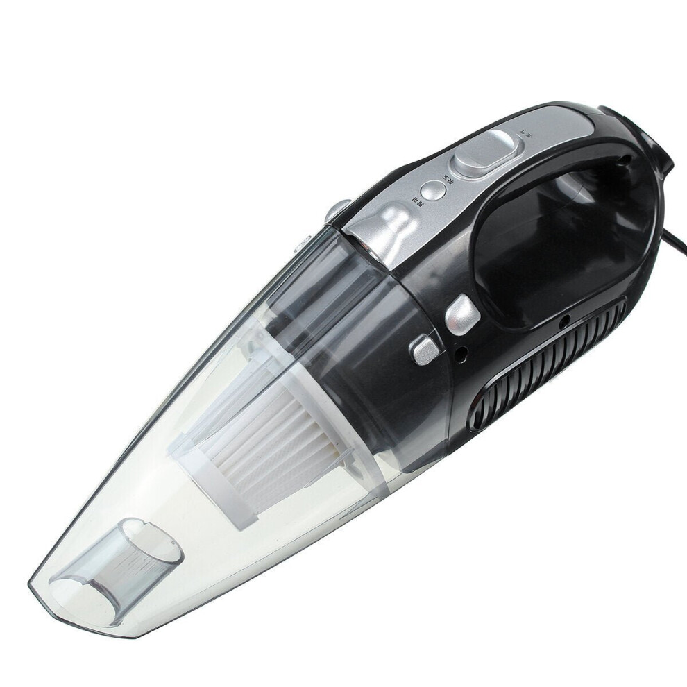 () Portable Cordless Car Vacuum Cleaner 120W High Power Rechargeable Wet/Dry LED Vacuum Cleaner for Home Car