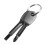 (Black) Portable Phillips and Slotted Screwdriver Keychain Tool 9