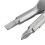 (Black) Portable Phillips and Slotted Screwdriver Keychain Tool 10