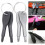 (Black) Portable Phillips and Slotted Screwdriver Keychain Tool 3