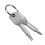 (Black) Portable Phillips and Slotted Screwdriver Keychain Tool 8