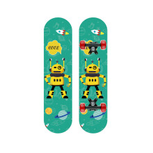 (Green) 23.5inch Skateboard Natural Maple Complete Skate board Beginner&Professional for Cruising Carving Free-Style Downhill