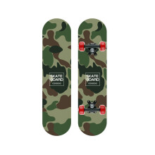 (Camouflage) 23.5inch Skateboard Natural Maple Complete Skate board Beginner&Professional for Cruising Carving Free-Style Downhill