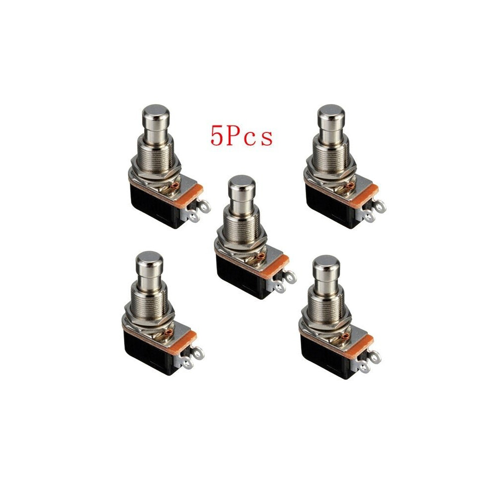 5Pcs Electric Guitar Effect Momentary Push Button Stomp Foot Pedal Switch