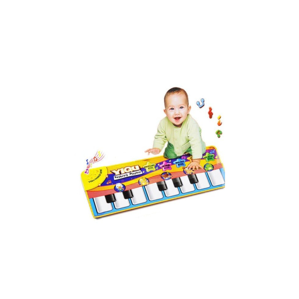 Keyboard Music Carpet Mat Blanket Kids Learn Singing Educational Gift.