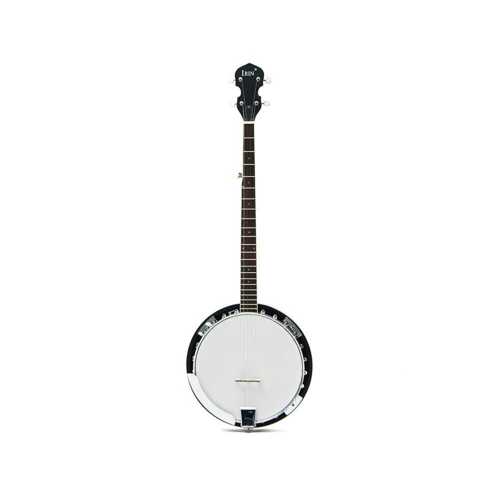 5-String 22 Fret Remo Bluegrass Banjo Guitar Mahogany Wood Traditional Western Ukulele