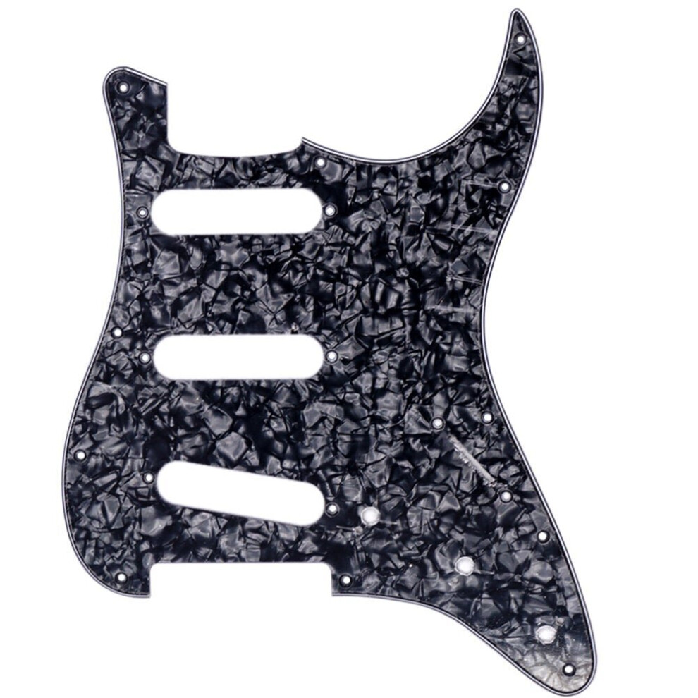 (Black) Electric Guitar Plate Guitar Guard Front Cover for Guitar Accessories