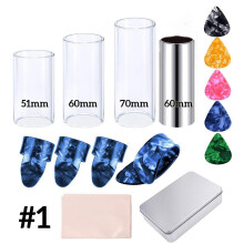 (#1) Guitar Metal Slider Guitar Tuning Tool Kit for Guitar Bass Ukulele Banjo