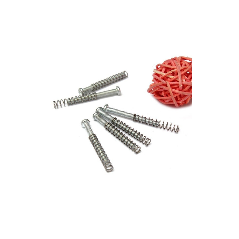 Silver Screws Springs Sets Kits Guitar Humbucker Pickup Mounting