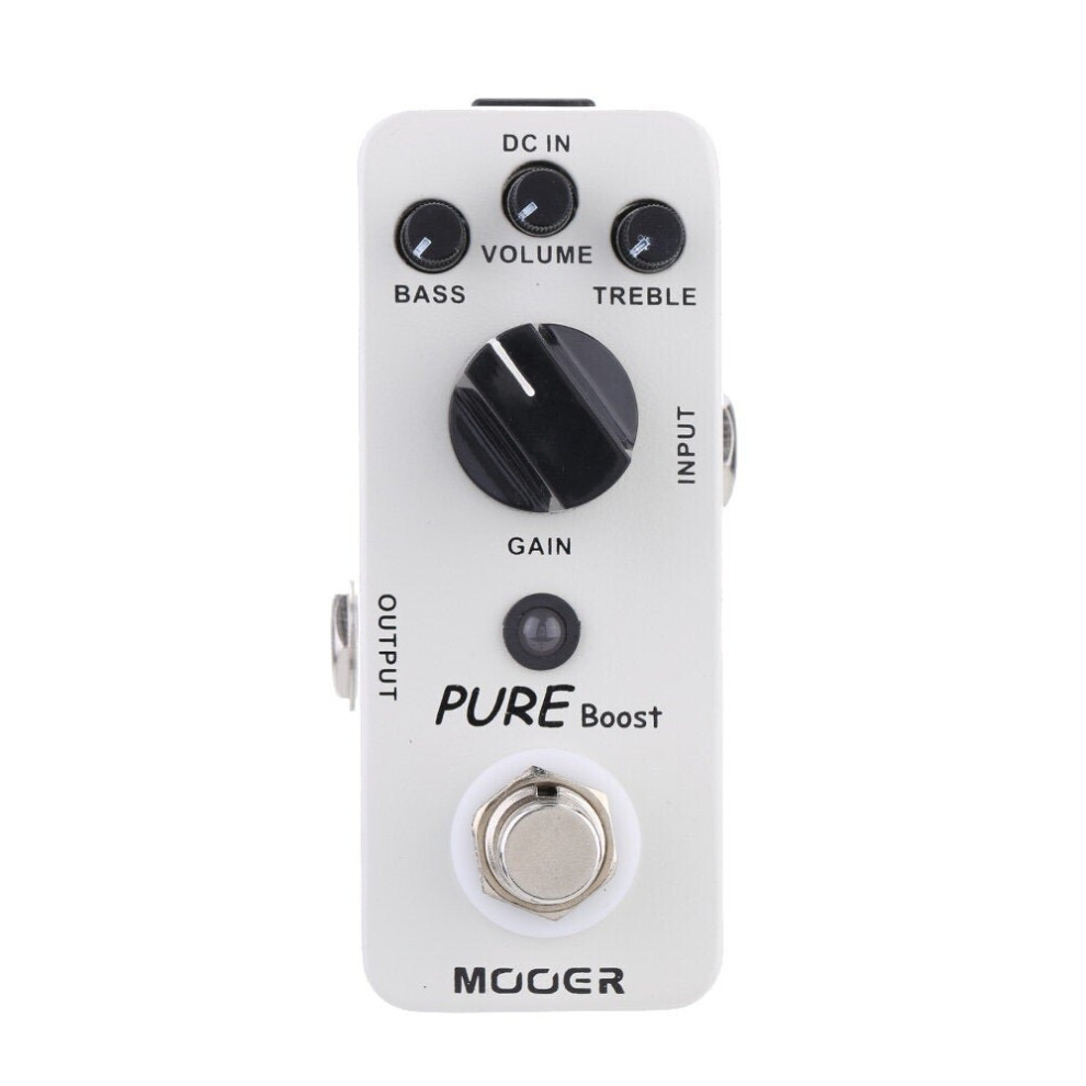 Pure Boost Micro Guitar Effect Pedal Mini Electric True Bypass Metal Shell Parts & Accessories