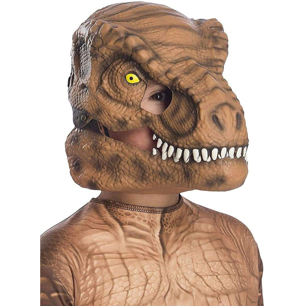 Rubies Rubie's Jurassic World Fallen Kingdom Tyrannosaurus Rex Dinosaur Mask With Movable Jaw, One Size - No