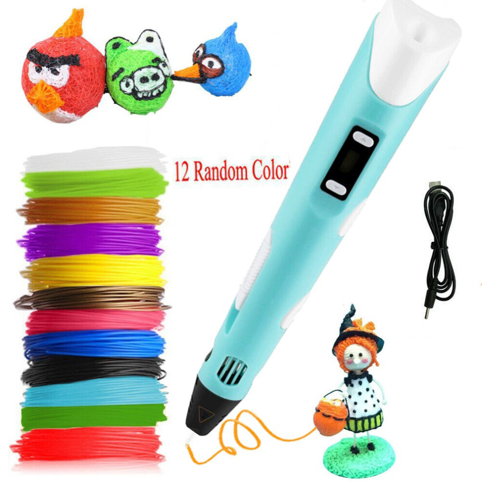 3D Pen 3D Printing Pen with LCD Screen 3D Drawing Pen PLA Filament