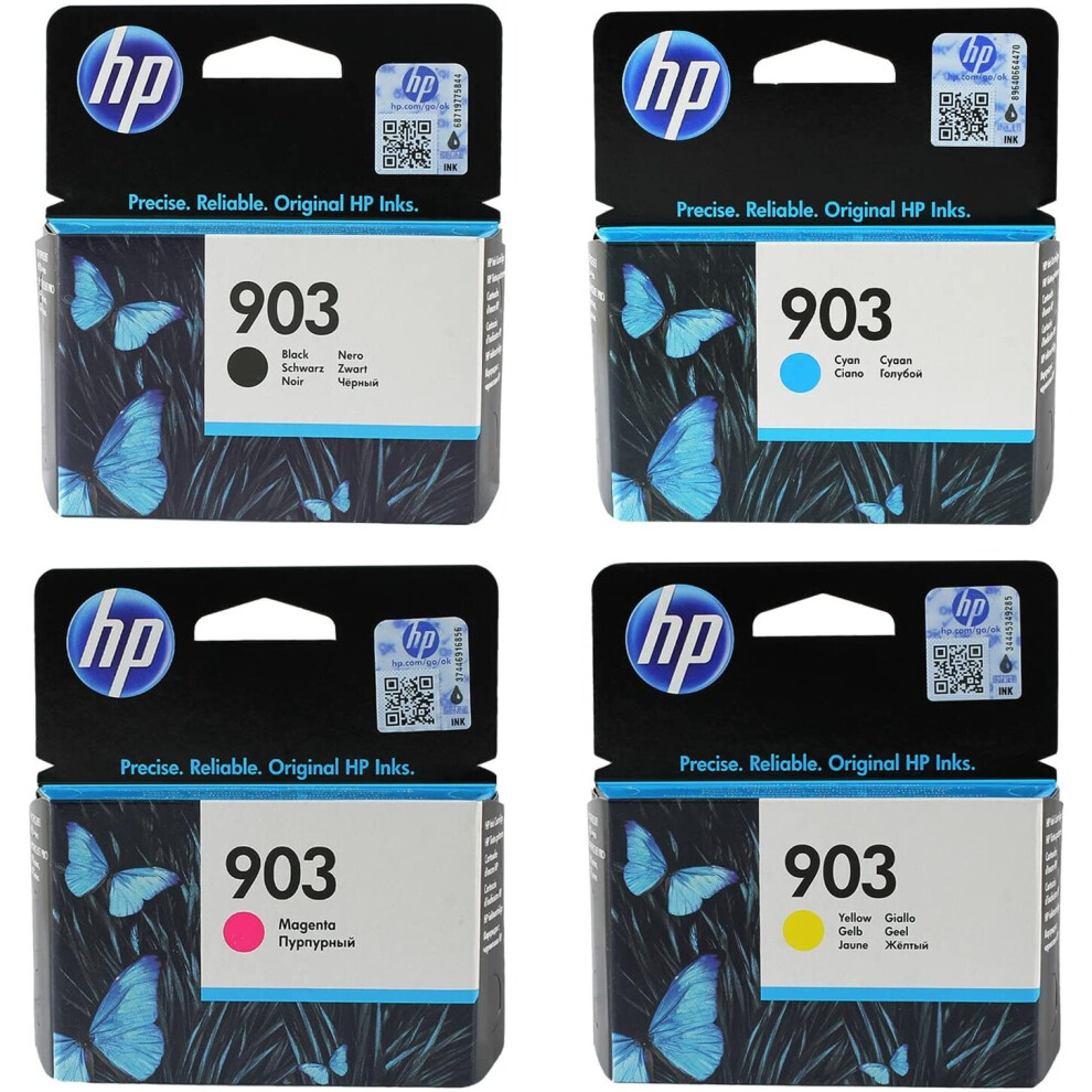 Hp 903 /Yellow Original Ink Cartridges For Officejet, Officejet Pro Black/Cyan/Magenta