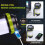Επαναφορτιζόμενο φανάρι κάμπινγκ LED, φακός & Power Bank 6