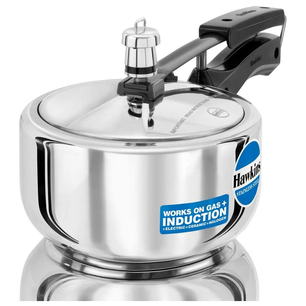HAWKINS Stainless Steel 2.0 Litre Pressure Cooker