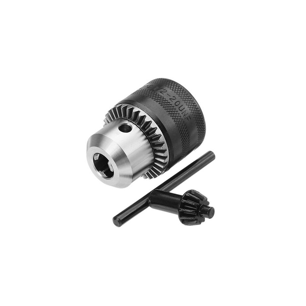 1.5-13Mm Metal Stable Keyed Drill Chuck 1/2 Inch 20 Unf Thread Drill Chuck Adapter 3654659287816
