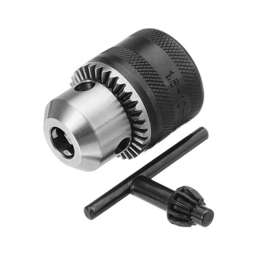 1.5-10mm Keyed Drill Chuck 3/8 Inch 24 UNF Thread Mount Drill Chuck Adapter 1