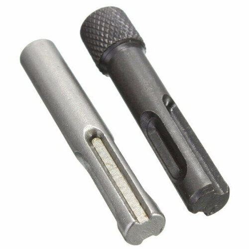 2pcs SDS To 1/4 Inch Hex Shank Drill Bit Adaptor Magnetic Socket Driver Conversion Tool 2