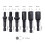 (STY M6x1.0) Self-Tapping Socket Adapter for 6mm/8mm/10mm Insert Nuts or Hanger Bolt Power Drill Tools 1/4 Inch Hex Shank 6