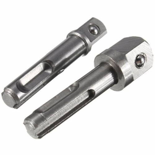 (3/8) 3/8 1/2 Inch SDS Socket Driver Adapter Drive Bit Power Drill Chuck Extension Adapter 1